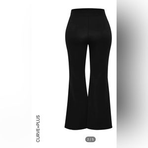 Shein black flare leg pants